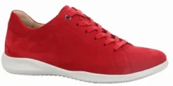Veterschoenen<Hartjes - Wijdte G - Goa - 162 2104 - Rood - Uitneembaar voetbed