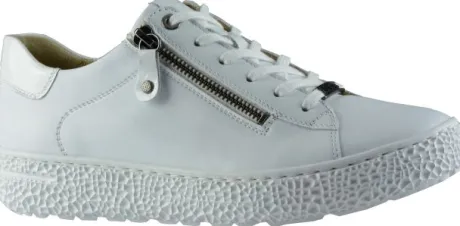 Veterschoenen<Hartjes - Wijdte H - 140962 - Wit - uitneembaar voetbed.