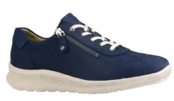 Veterschoenen<Hartjes - Wijdte K - 162 1606 - Blauw - Uitneembaar voetbed