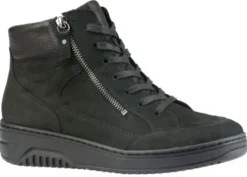 Boots<Hartjes - Wijdte K - 172.1708 101 - Zwart - Uitneembaar voetbed