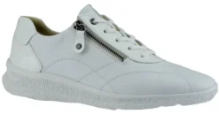 Veterschoenen<Hartjes - Wijdte K - 160262 - Wit - Uitneembaar voetbed