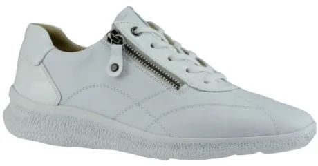 Veterschoenen<Hartjes - Wijdte K - 160262 - Wit - Uitneembaar voetbed