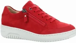 Veterschoenen<Hartjes - Wijdte K - SOUL - 162 1709 - Rood - Uitneembaar voetbed