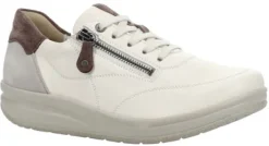 Veterschoenen<Hartjes - Wijdte M - Diabetik - Beige - Uitneembaar voetbed