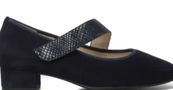 Bandschoenen<Hassia - Wijdte K - 302455 3299 - Zwart - Uitneembaar voetbed