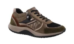 Veterschoenen<Helioform - Wijdte H - 295 001 0351 - Taupe - Uitneembaar voetbed