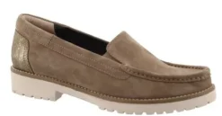 Instapschoenen<Helioform - Wijdte H - 308 001 0321 - Taupe - Uitneembaar voetbed