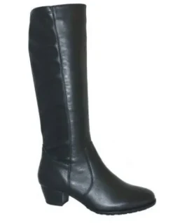 Laarzen<Helioform - Wijdte H - 562 032 Zwart - Uitneembaar voetbed - Kuit S ca 33cm