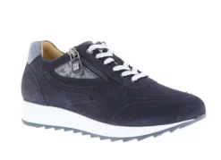 Veterschoenen<Helioform - Wijdte K - 250 022 0320 - Blauw - Uitneembaar voetbed