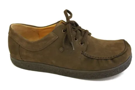 Veterschoenen<Jacoform - 333 bruin - 6 tenen schoen - Natuurleest