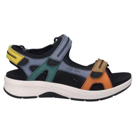 Sandalen<Josef Seibel - Estelle - 97302 02 te 380 900 - Multi kleur - Uitneembaar voetbed