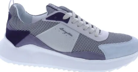 Veterschoenen<livingstone - Wijdte G - 46073 - Licht Grijs - Uitneembaar voetbed