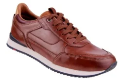 Veterschoenen<Lloyd - Wijdte F - Editta 24903 04 - Cognac - Uitneembaar voetbed