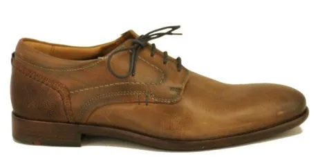 Veterschoenen<Lloyd - Wijdte F - Mardijk - 28779 - Cognac - Uitneembaar voetbed