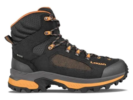Wandelschoenen<Lowa - Corvara Mid GTX - Zwart - Uitneembaar voetbed