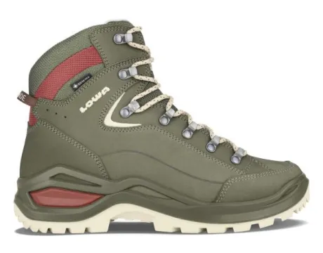 Boots<Lowa - Renegade Evo Mid - 9629 - Groen - Uitneembaar voetbed