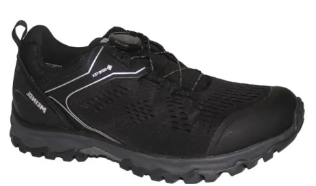 Wandelschoenen|Veterschoenen<Meindl - J Wijdte - Abano Lady Gtx - Zwart - Boa sluiting - Uitneembaar voetbed