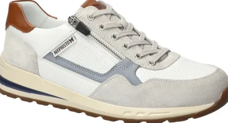 Veterschoenen<Mephisto - Bradley - 3661 - Wit - Uitneembaar voetbed