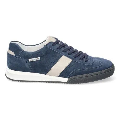 Veterschoenen<Mephisto - Elyo 3669 1580 - Blauw - Uitneembaar voetbed