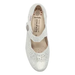 Bandschoenen<Mephisto - Fabienne 35330 - Licht beige - Uitneembaar voetbed