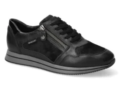 Veterschoenen<Mephisto - Leenie - 5145839 9914 - Zwart - Uitneembaar voetbed