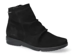 Korte Halfhoge Laarzen<Mephisto - Rezia 6900 - Zwart - Uitneembaar voetbed