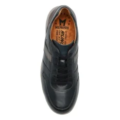 Veterschoenen<Mephisto - Vito 6145 6105 6178 - Blauw - Uitneembaar voetbed