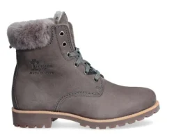 Boots<Panama Jack - Panama 03 Igloo Taupe - Lamsvacht - Uitneembaar voetbed