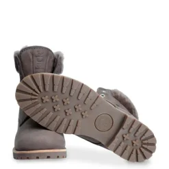Boots<Panama Jack - Panama 03 Igloo Taupe - Lamsvacht - Uitneembaar voetbed