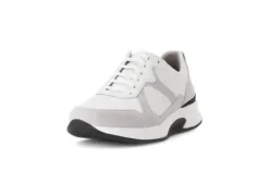 Veterschoenen<Pius Gabor Pius Rolling Soft - Wijdte G - 8001 20 02 - Wit - Uitneembaar voetbed