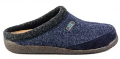 Pantoffel Slippers<Q Fit Qfit - Bern 3001.4 002 - Blauw - Uitneembaar voetbed
