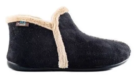 Pantoffels<Q Fit Qfit - Granada - 3310.2 001 0 Zwart - Uitneembaar voetbed