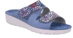 Slippers<Rohde - 1403 - Roma blauw _ Jeansblauw -