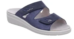 Slippers<Rohde - Rivella - 5729 56 - Blauw - Uitneembaar voetbed