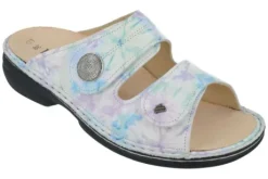 Slippers<Finn Comfort Sansibar - ca K wijdte - Sansibar - 2550 - Pasteltinten - Uitneembaar voetbed