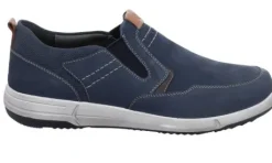 Instapschoenen<Josef Seibel Seibel - 25304 Enrico - 04-21-50 - Blauw - Uitneembaar voetbed