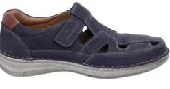 Sandalen<Josef Seibel Seibel - Wijdte K - 43635 Anvers - 81-21-505 - Blauw - Uitneembaar voetbed