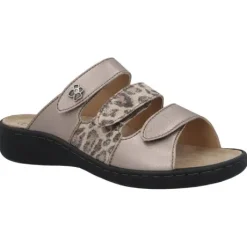 Slippers<Solidus - Wijdte G - 20141 40582 - Taupe - Uitneembaar voetbed