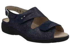 Sandalen<Solidus - Wijdte H - 73104 80689 - Blauw - Uitneembaar voetbed