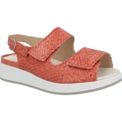 Sandalen<Solidus - Wijdte H - 75034 - Cognac - Uitneembaar voetbed