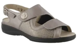 Sandalen<Solidus - Wijdte H - 73500 40169 - Taupe - Uitneembaar voetbed