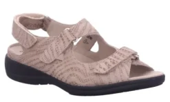Sandalen<Solidus - Wijdte H - 73141 40420 - Taupe - Uitneembaar voetbed