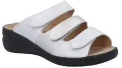 Slippers<Solidus - Wijdte H - 21154 20821 - Wit - Uitneembaar voetbed