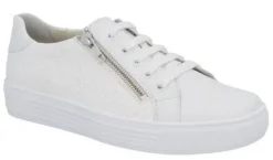 Veterschoenen<Solidus - Wijdte H - 37004 10324 - Wit - Uitneembaar voetbed