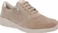 Veterschoenen<Solidus - Wijdte H - 52002 - Zand - Uitneembaar voetbed