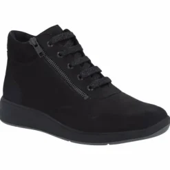 Boots<Solidus - Wijdte H - 56284 - Zwart - Uitneembaar voetbed