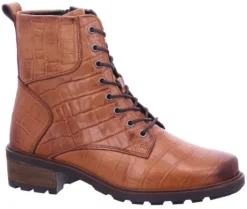 Boots<Solidus - Wijdte H/ K - 61000 30427 - Cognac - Uitneembaar voetbed