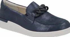 Instapschoenen<Solidus - Wijdte K - 51013 80722 - Blauw - Uitneembaar voetbed