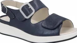 Sandalen<Solidus - Wijdte K - 79104 80722 - Blauw - Uitneembaar voetbed