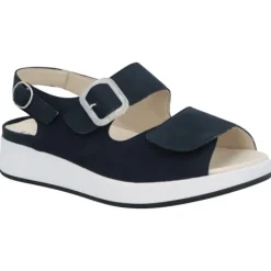 Sandalen<Solidus - Wijdte K - 79104 - Blauw - Uitneembaar voetbed